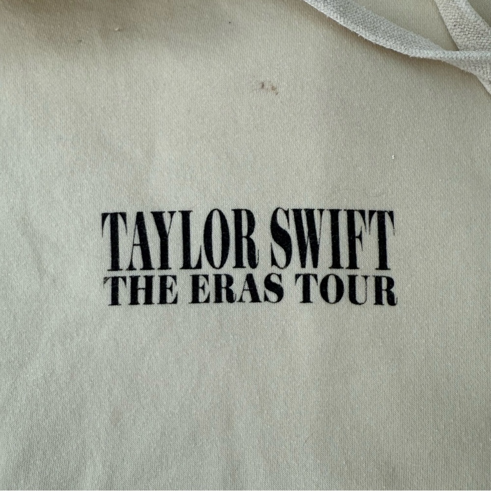 Taylor Swift Cream Eras Tour Hoodie Swifties Concert Merch 2023 The Eras Tour S - Picture 4 of 4